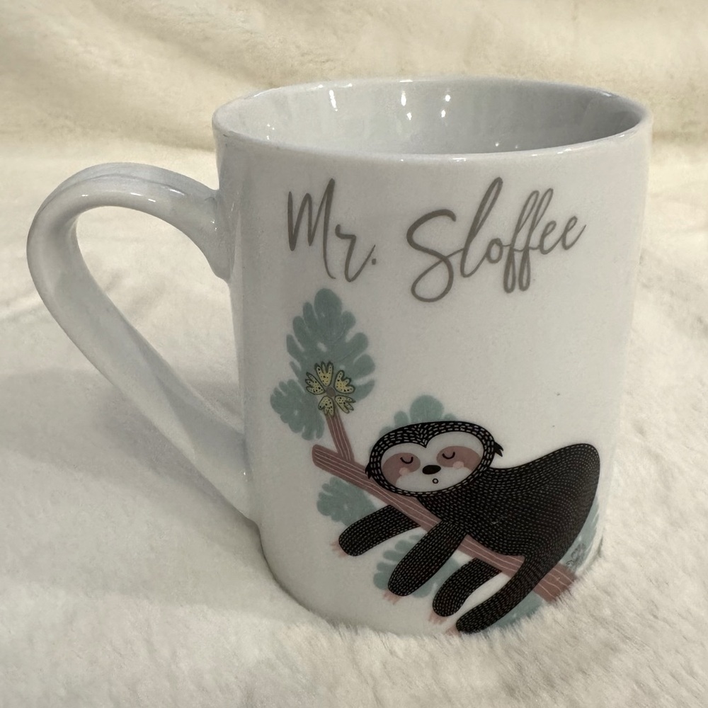 Mr. Sloffee Sloth Mug- size 12oz